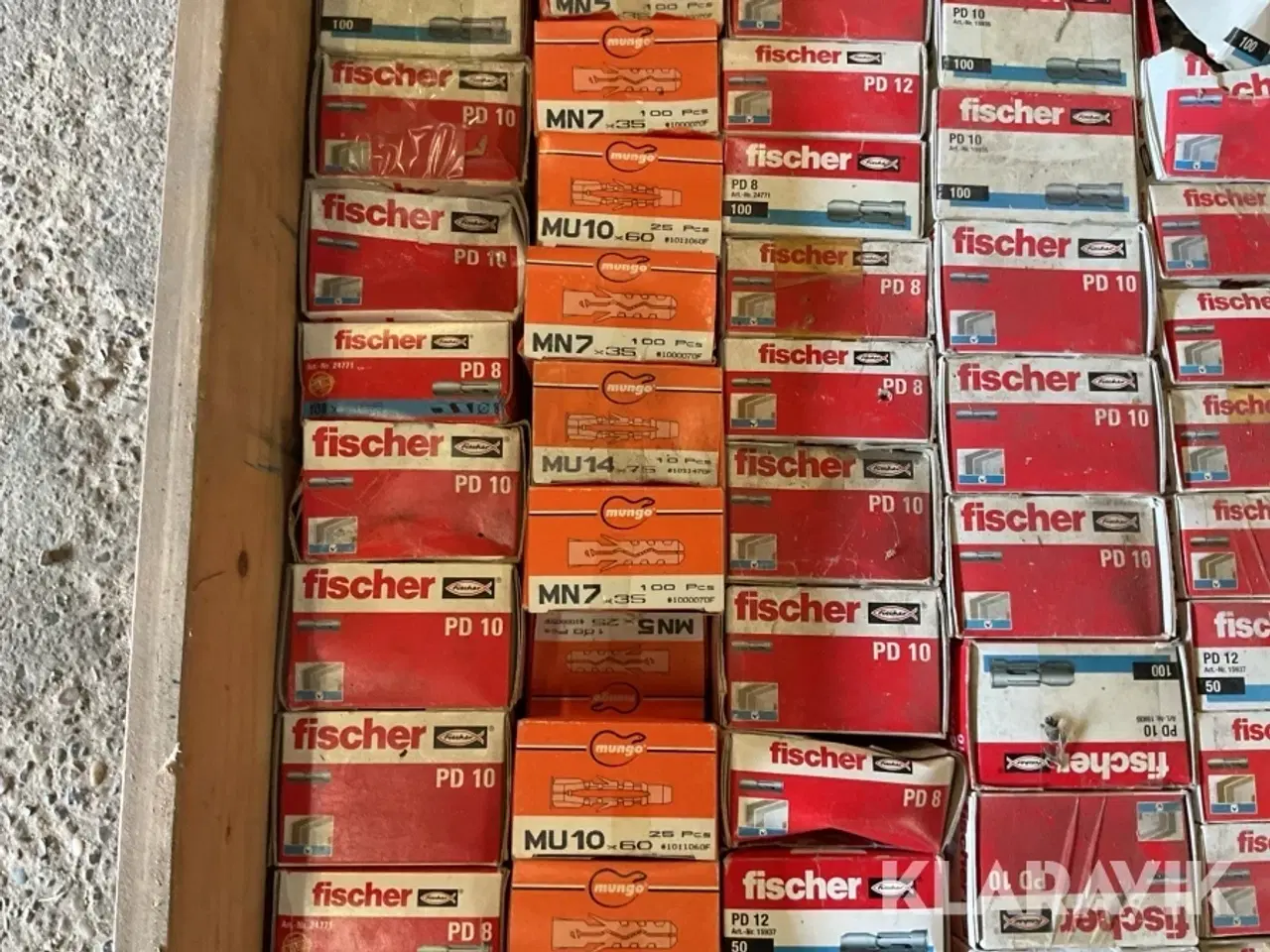 Billede 10 - Stort lot blandede rawlplugs Fischer - gibsplugs
