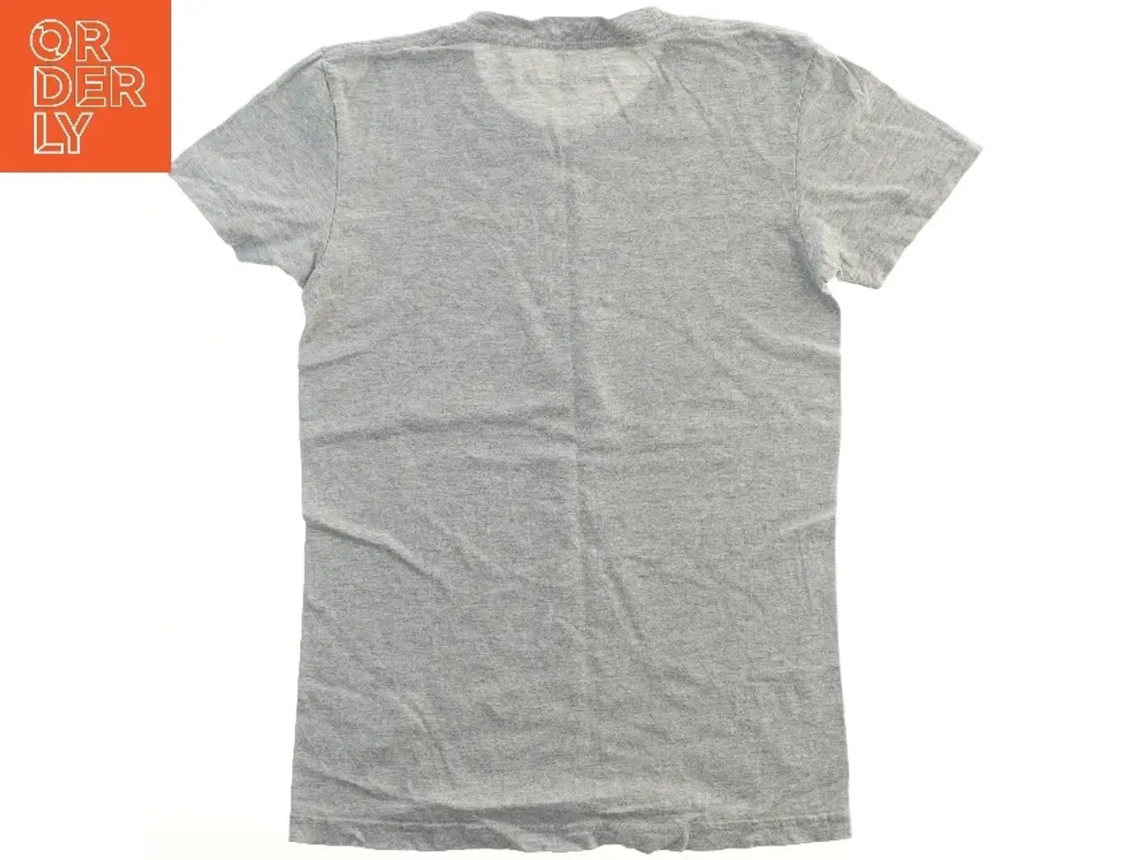 Billede 2 - Grå T-shirt med Vinyltryk fra Threadless (str.  bryst:39 længde:61 cm)