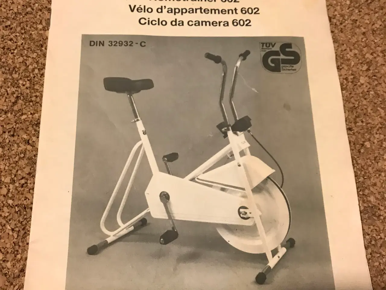 Billede 5 - Motionscykel Vintage Tyske Heimtrainer med Handbog