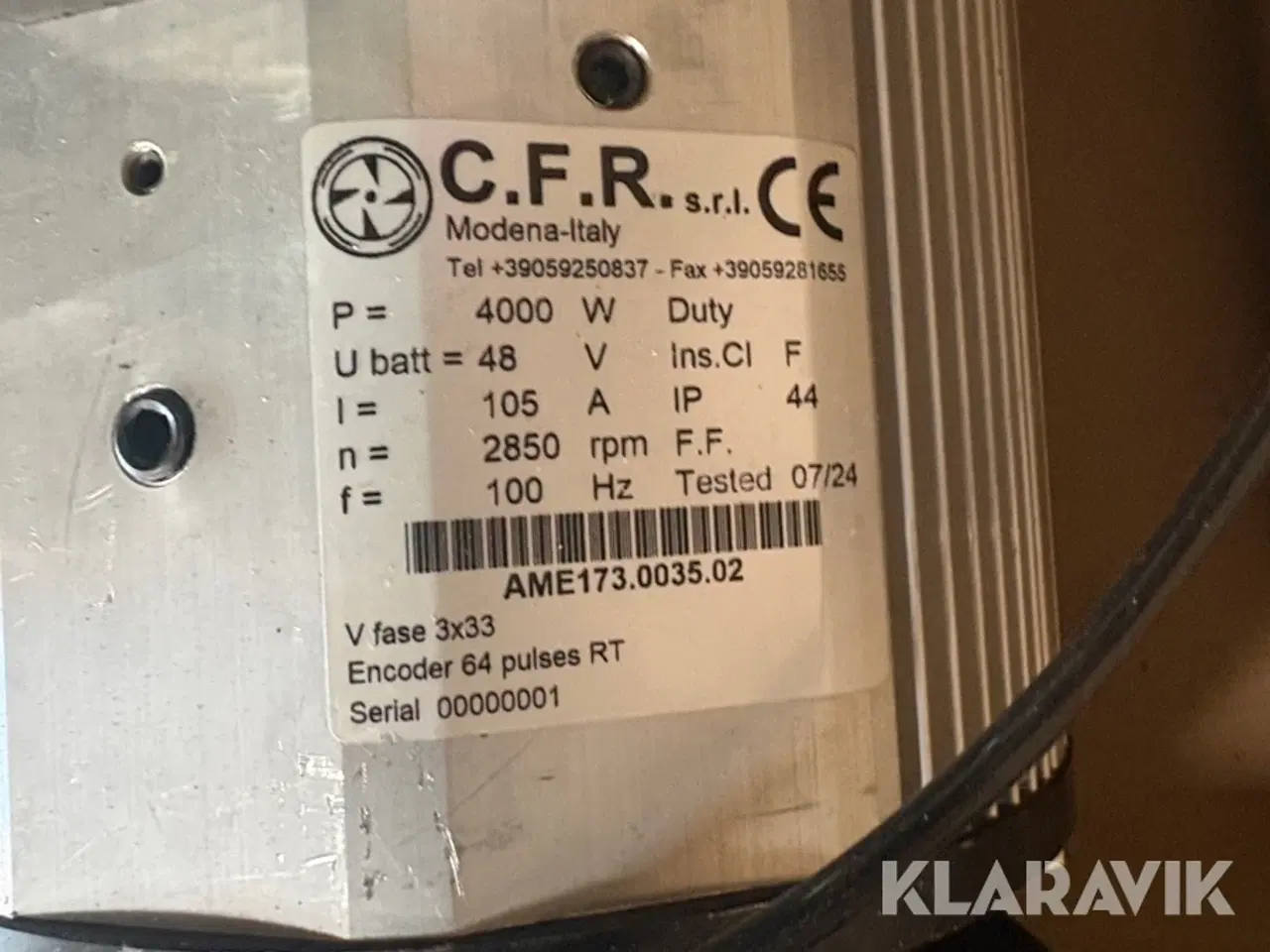 Billede 8 - Elmotor C.F.R. 3 styk