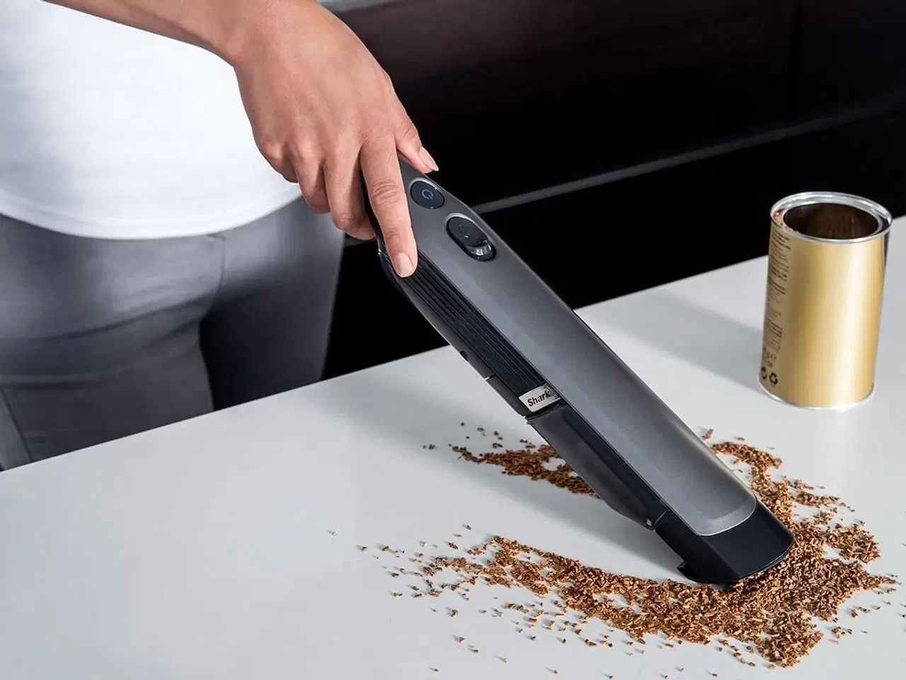 Billede 11 - Håndstøvsuger Shark WV200 trådløs – sølv, posefri