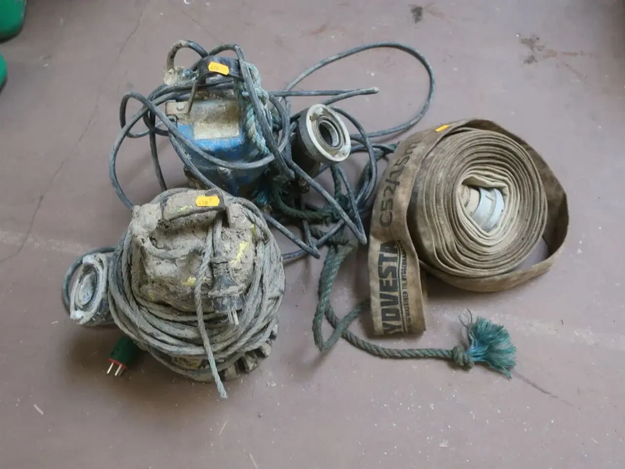 Billede 1 - 2 stk. dykpumper med slange