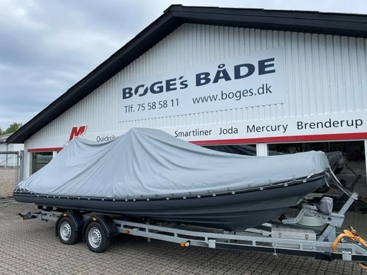 Billede 15 - Eagle 6,7 RIB med F225 hk Mercury-EFI 4 takt DS XL V6 3,4L og 2.000 kg Brenderup bådtrailer.