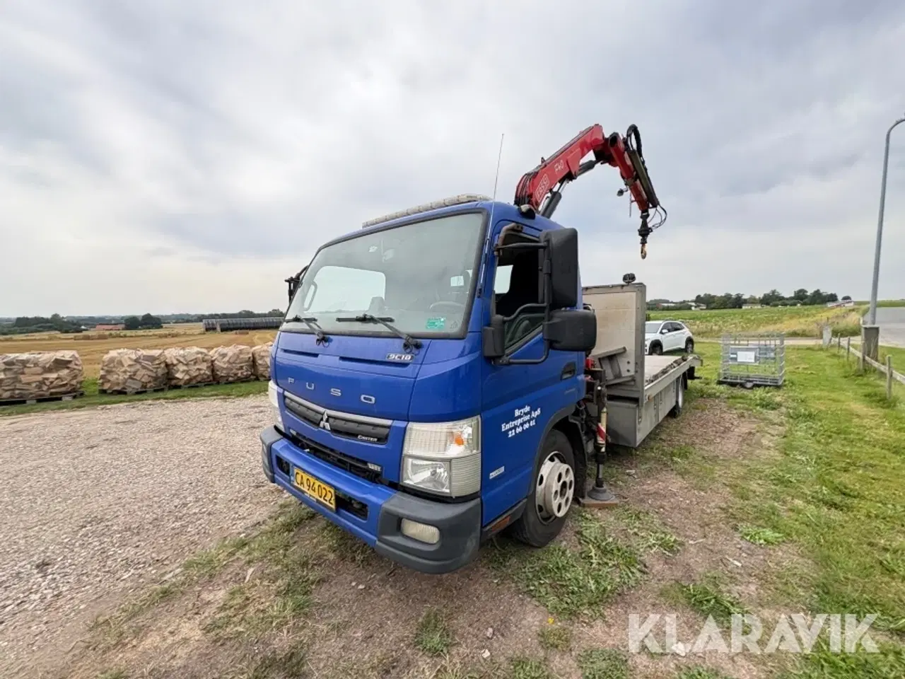 Billede 1 - Lastbil / Autotransport Fuso Canter 9c18amt4x2 Fassi F40 kran