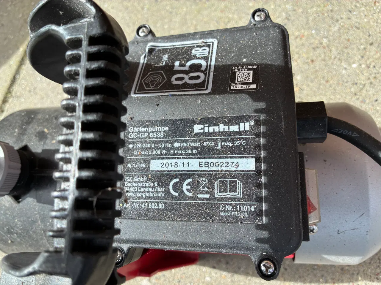 Billede 1 - Einhell vandpumpe