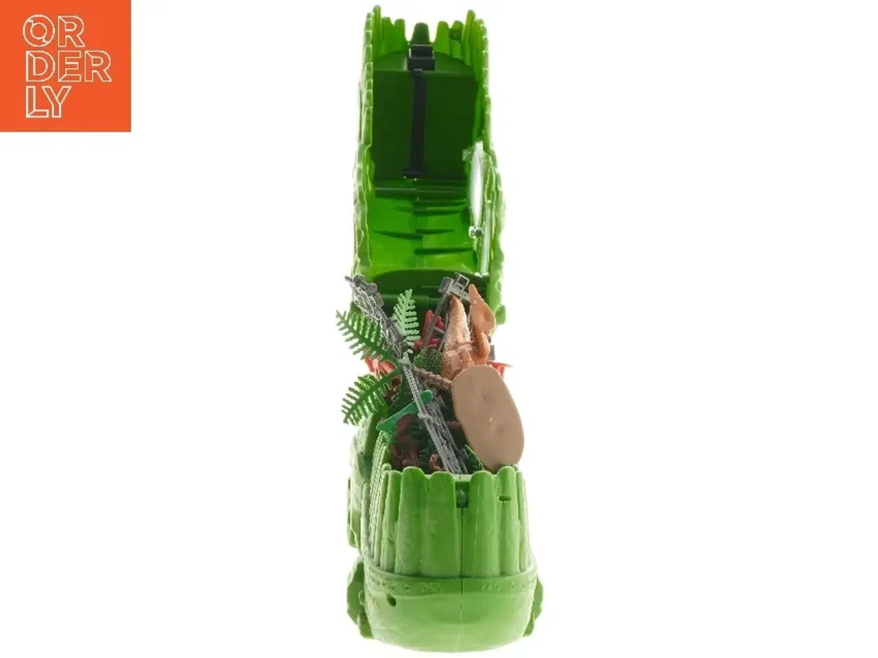 Billede 2 - Dinosaurhoved legetøj med indhold (str. 31x18 cm)