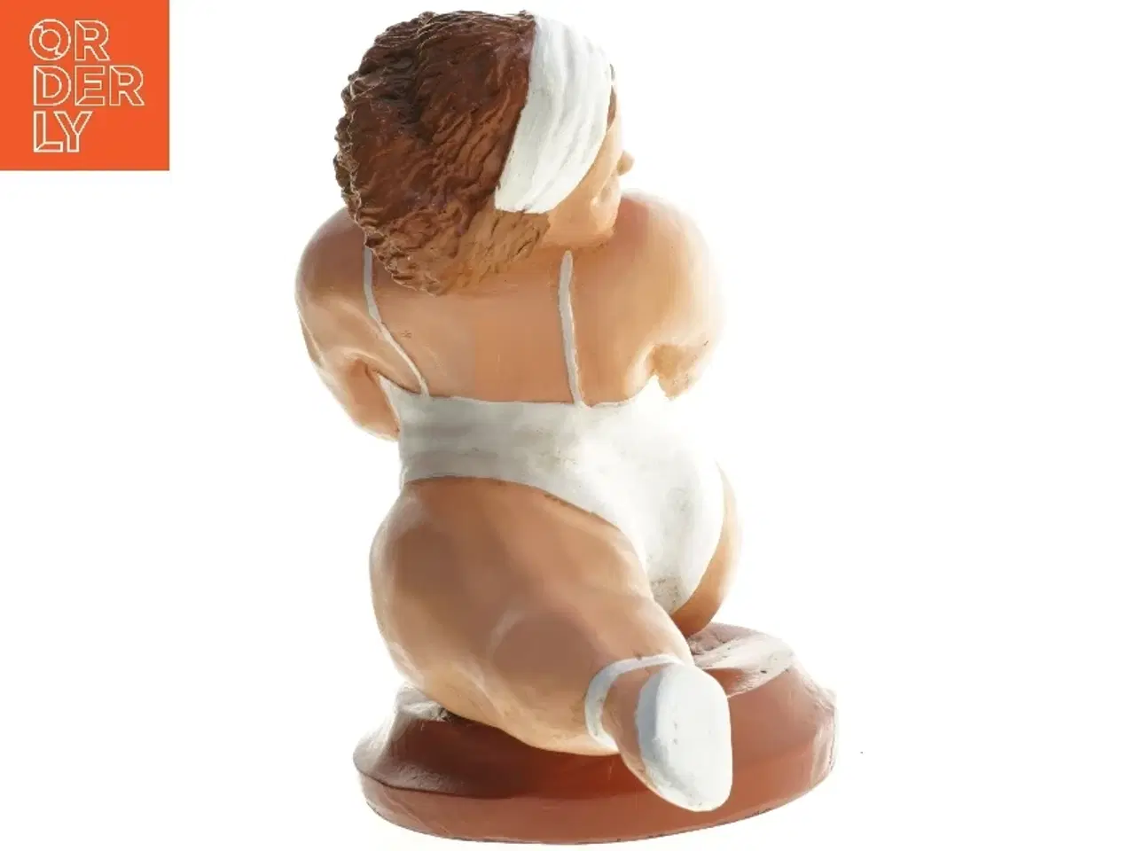 Billede 4 - Resinfigur af kvinde i yogastilling (str. 32 cm)