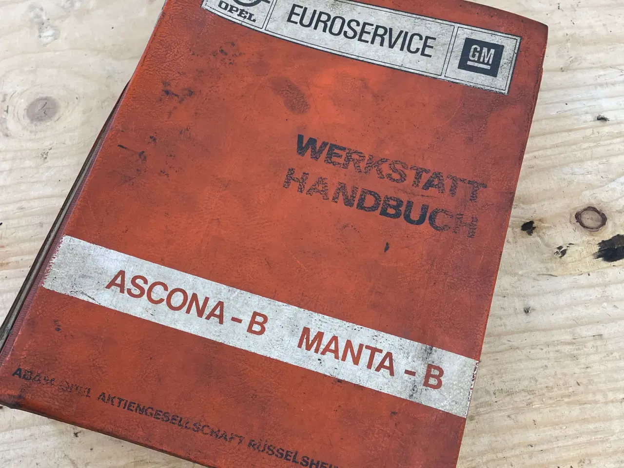 Billede 1 - Værsstedshåndbog til Ascona /Manta B