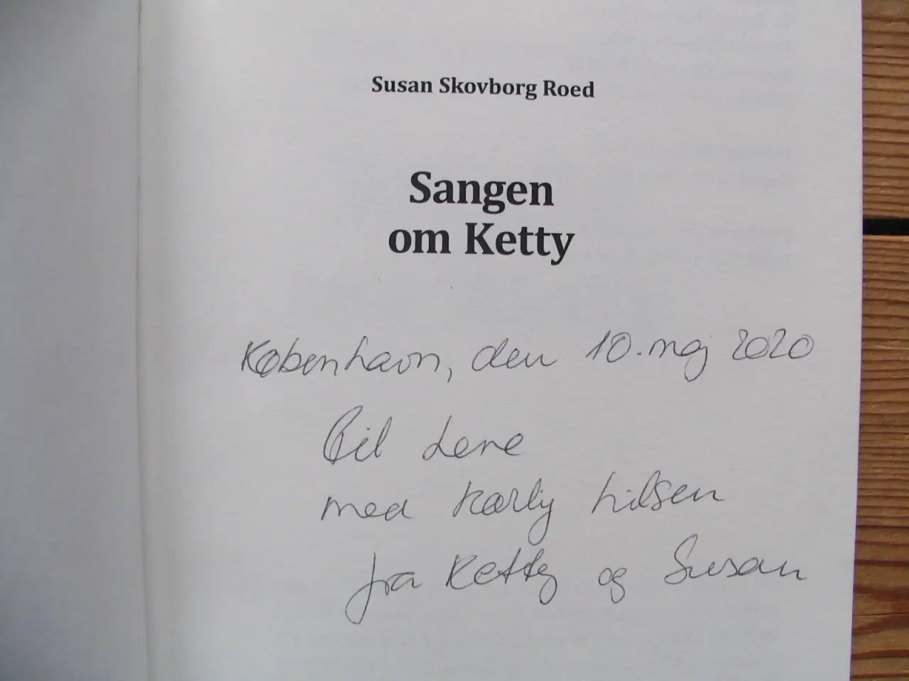 Billede 2 - Susan Skovborg Roed f.1950. Sangen om Ketty