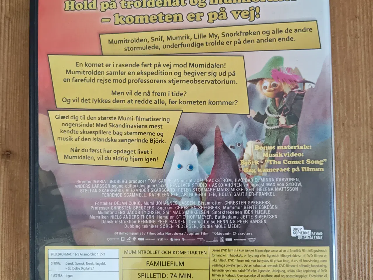 Billede 2 - Mumitroldene og jagten på kometen DVD
