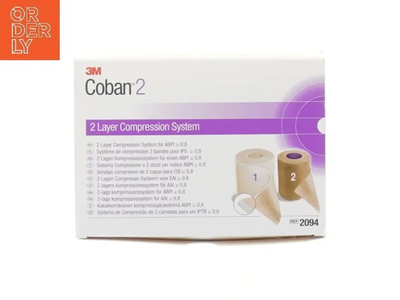 Billede 3 - 3M Coban 2 kompressionssystem fra 3M (str. 16x11,5 cm)