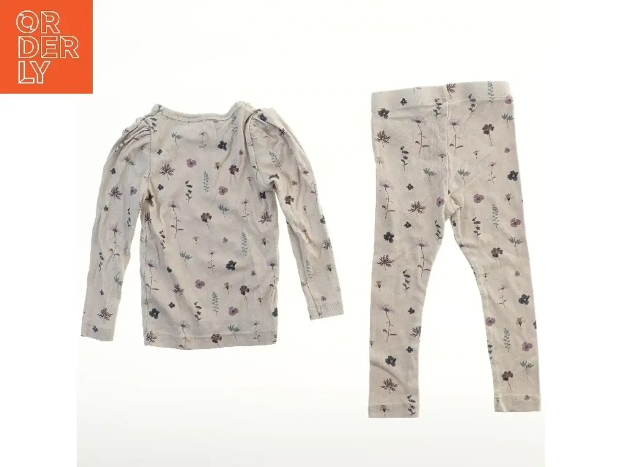 Billede 2 - Børnebluse og leggings med blomsterprint fra Name It (str. 92)