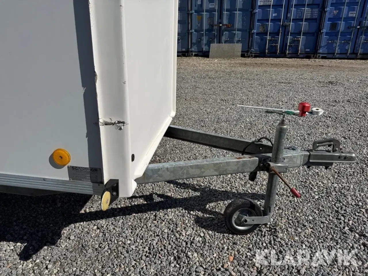 Billede 10 - Lukket toilet-/badvogn på trailer Scanvogn WC-Flex