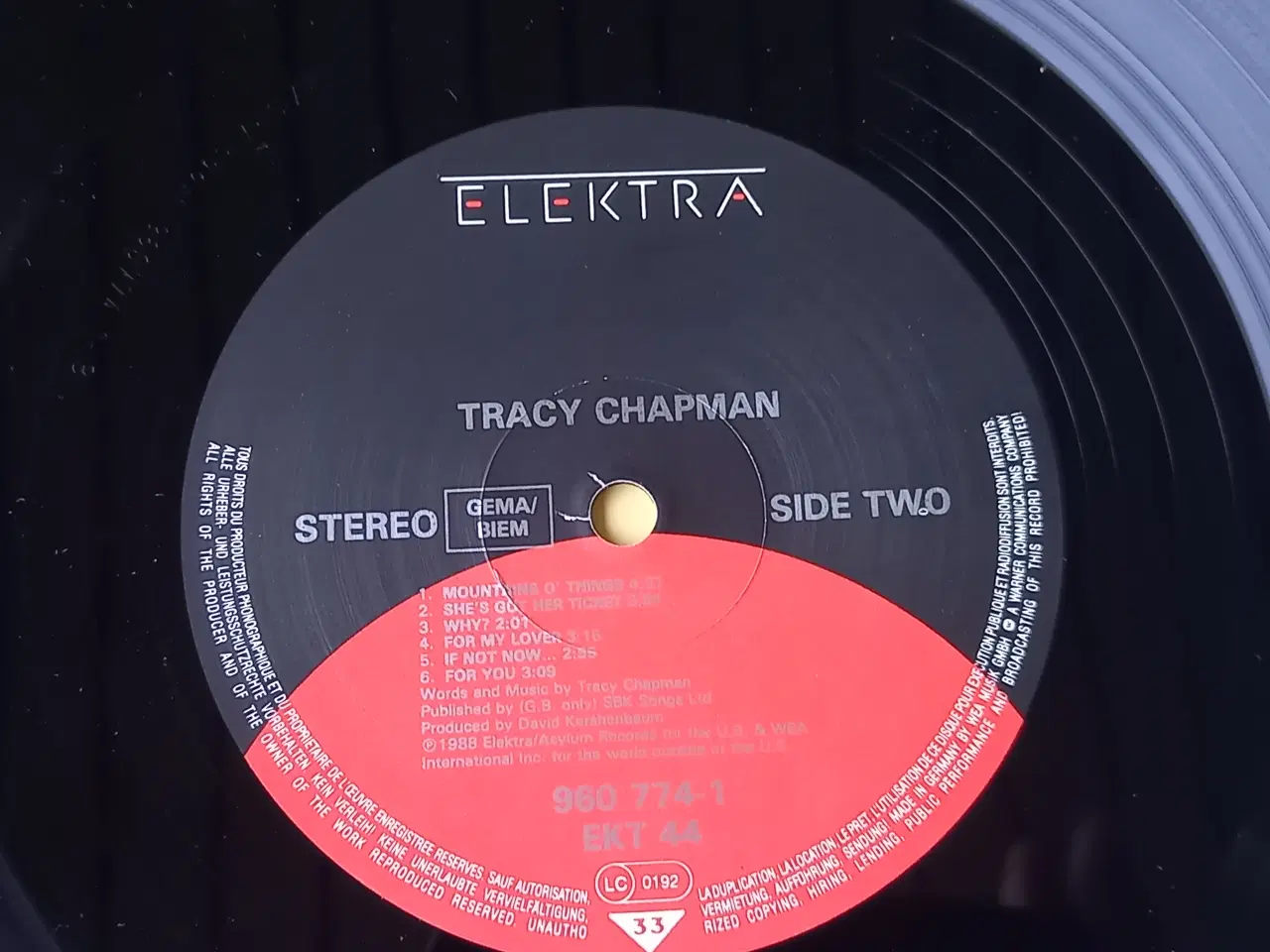 Billede 4 - Tracy Chapman LP.