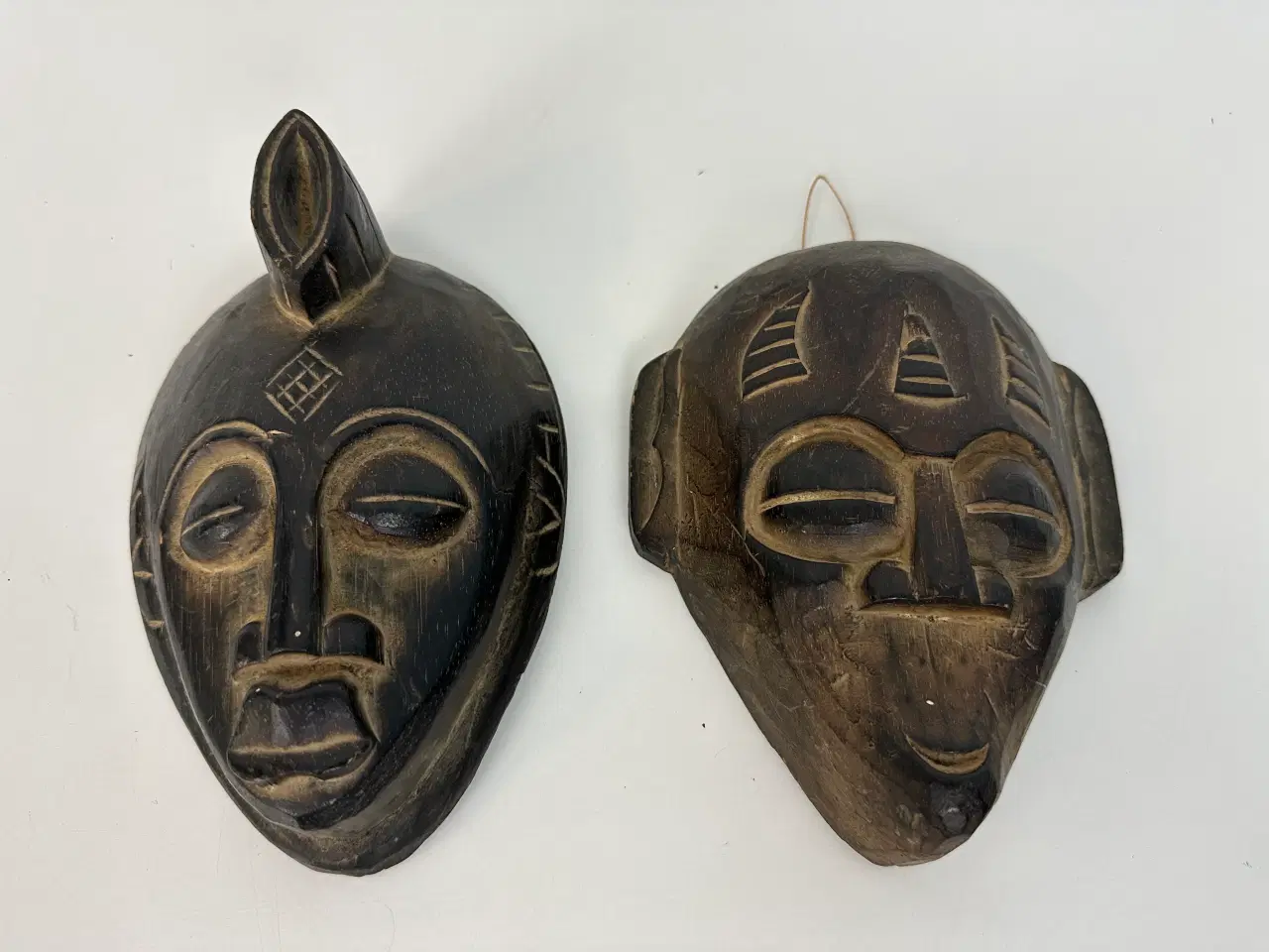 Billede 1 - 2 stk. afrikanske masker