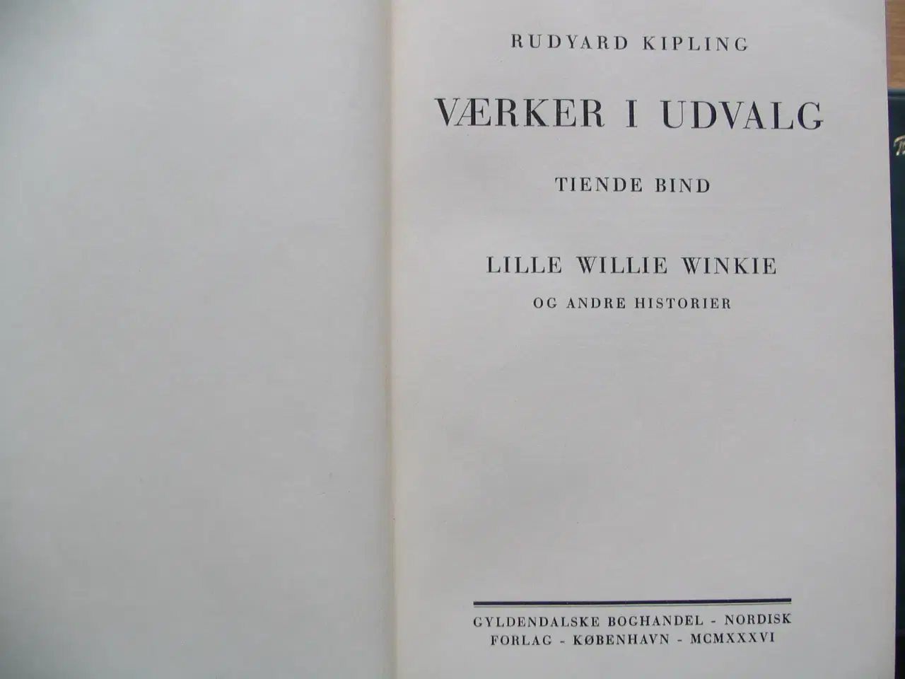 Billede 8 - Kipling (1865-1936). Værker i udvalg i 12 bind