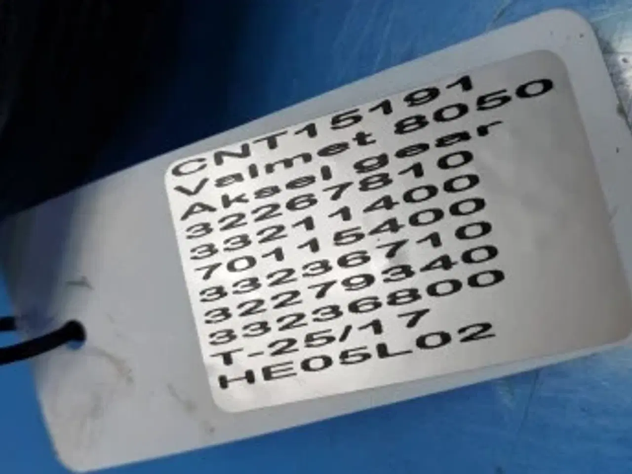 Billede 15 - Valmet 8050 Gear Aksel 32267810