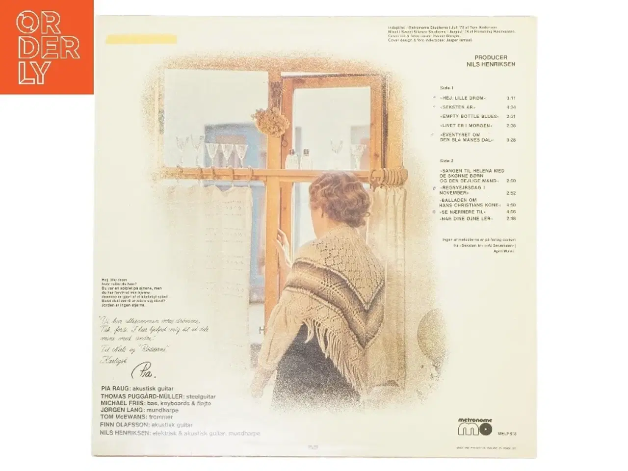 Billede 2 - Pia Raug - Hej lille drøm LP fra Metronome Records