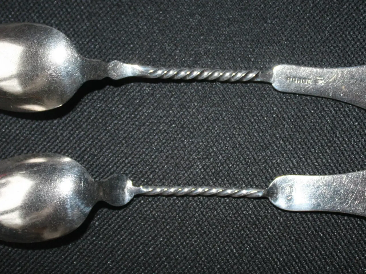 Billede 6 - 6 toddyskeer af sølvplet