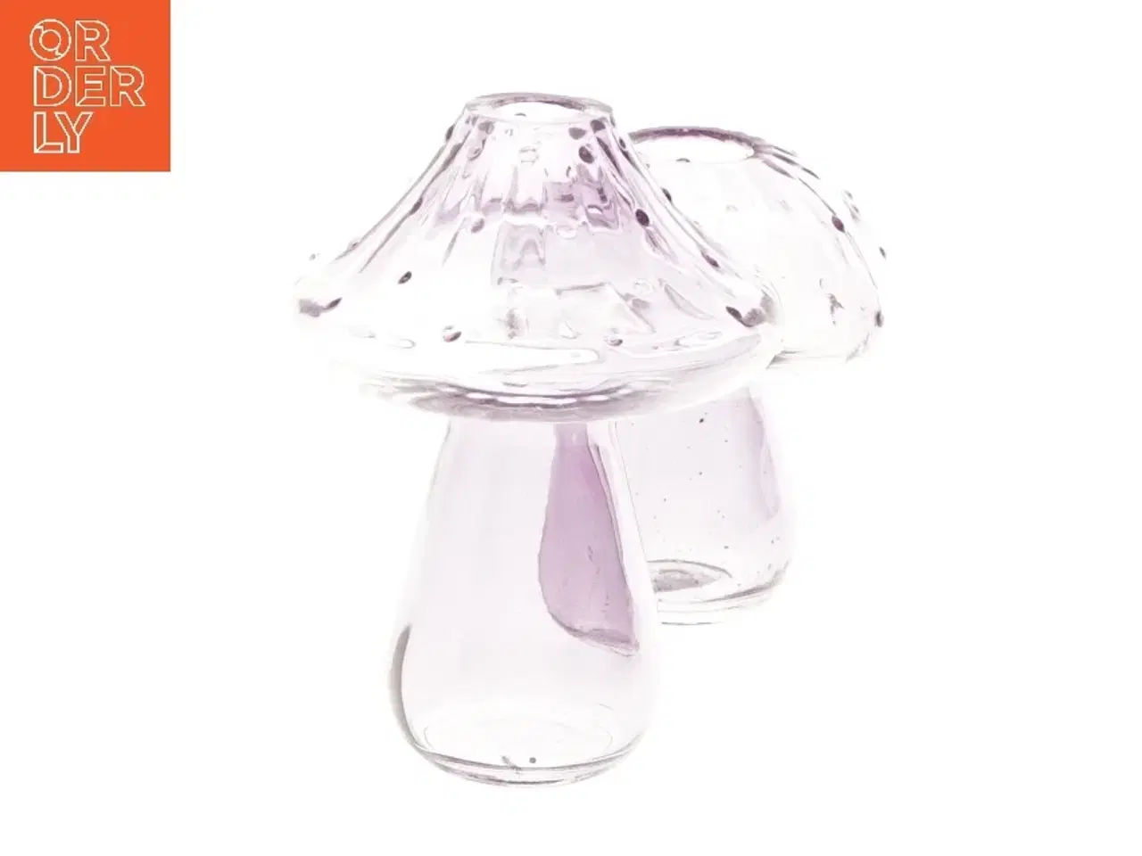 Billede 4 - Dekorative svampe i glas (str. 15 og 11 cm)