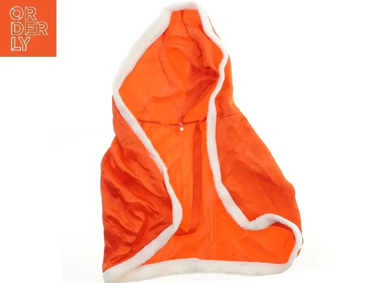 Billede 1 - Orange kappe med hætte (str. 152)
