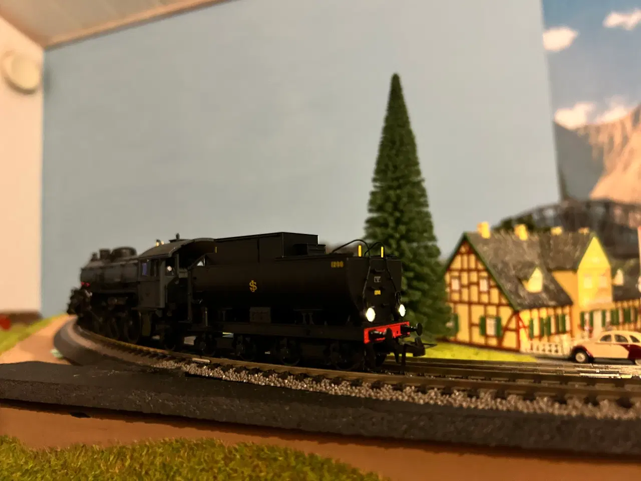 Billede 12 - Modeltog Trix 25490 F 1200 Svensk Damplokomotiv.