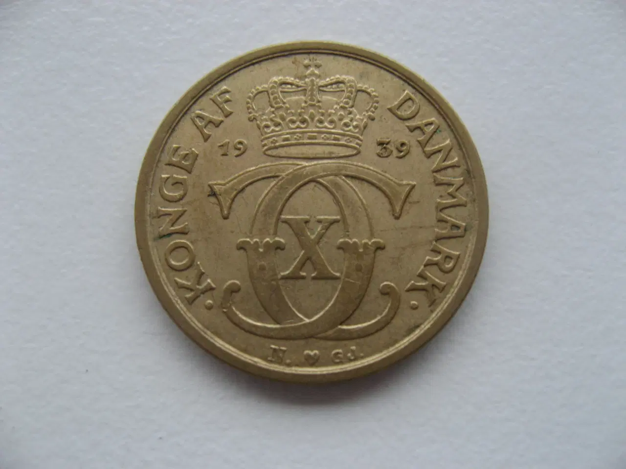 Billede 1 - Flot 1/2 kr 1939, Den rigtig svære