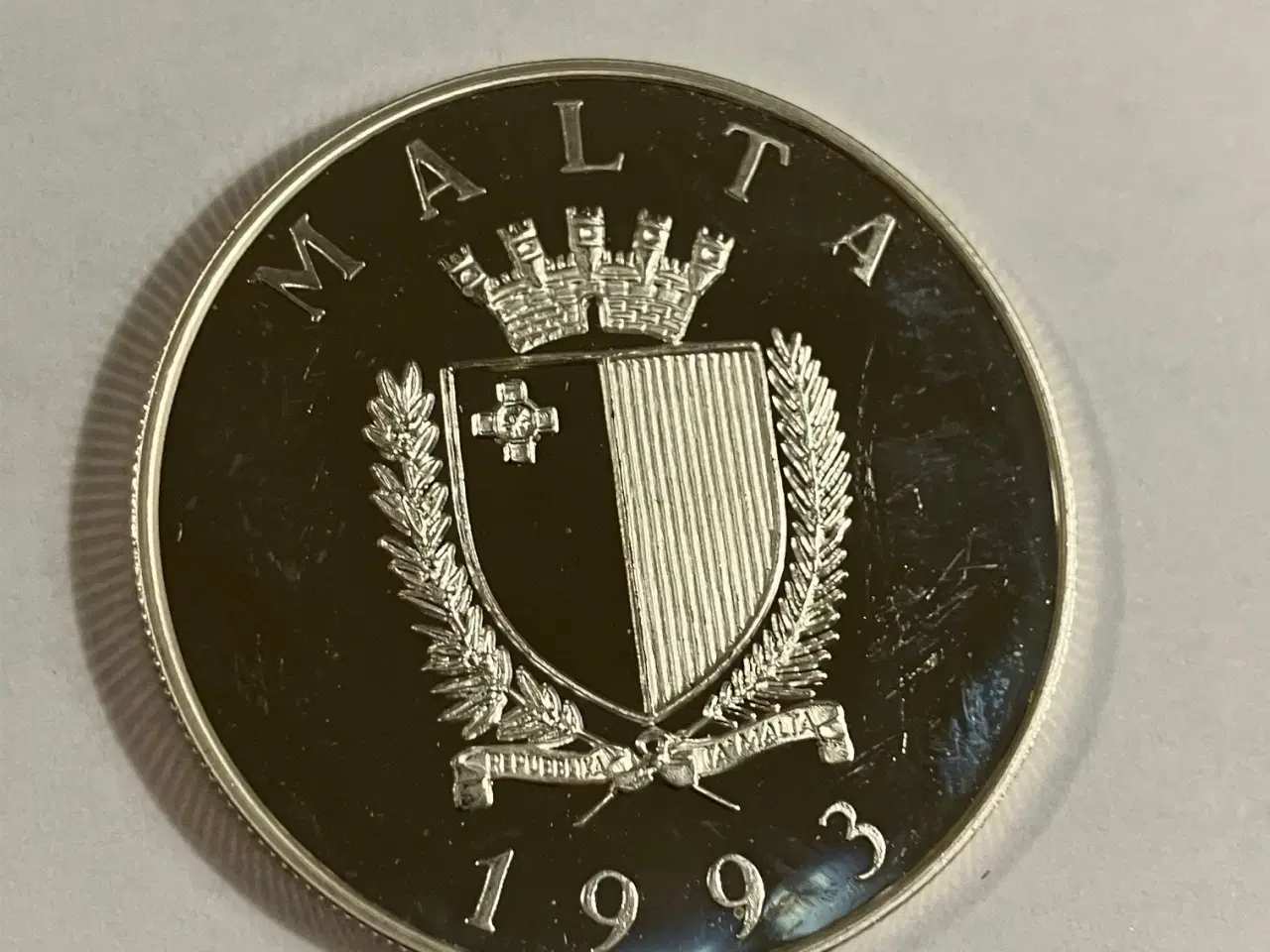 Billede 2 - 5 Liri / 10 Ecu Malta - Defense of Europe