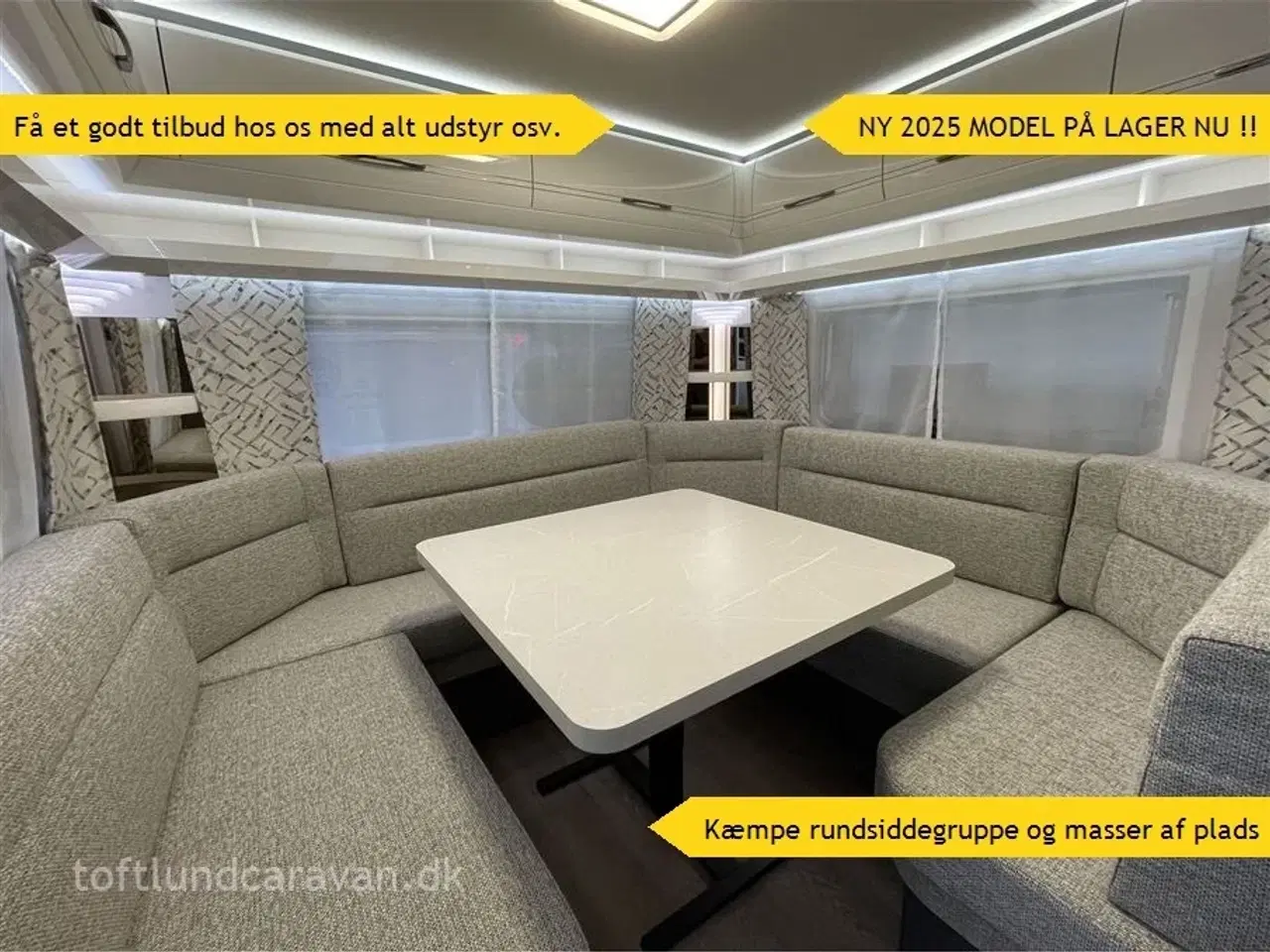 Billede 1 - 2025 - Hobby Excellent 560 CFe   NY 2025 MODEL, KÆMPE SIDDEGRUPPE OG KØKKEN. SENG 160*200cm. Super flot Excellent, NU PÅ LAGER.