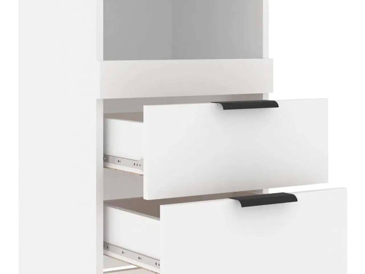 Billede 6 - Sengeborde 2 stk. konstrueret træ hvid