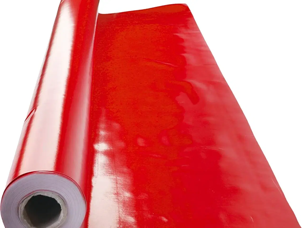 Billede 1 - Voksdug, B: 140 cm, rød, 20 m/ 1 rl.