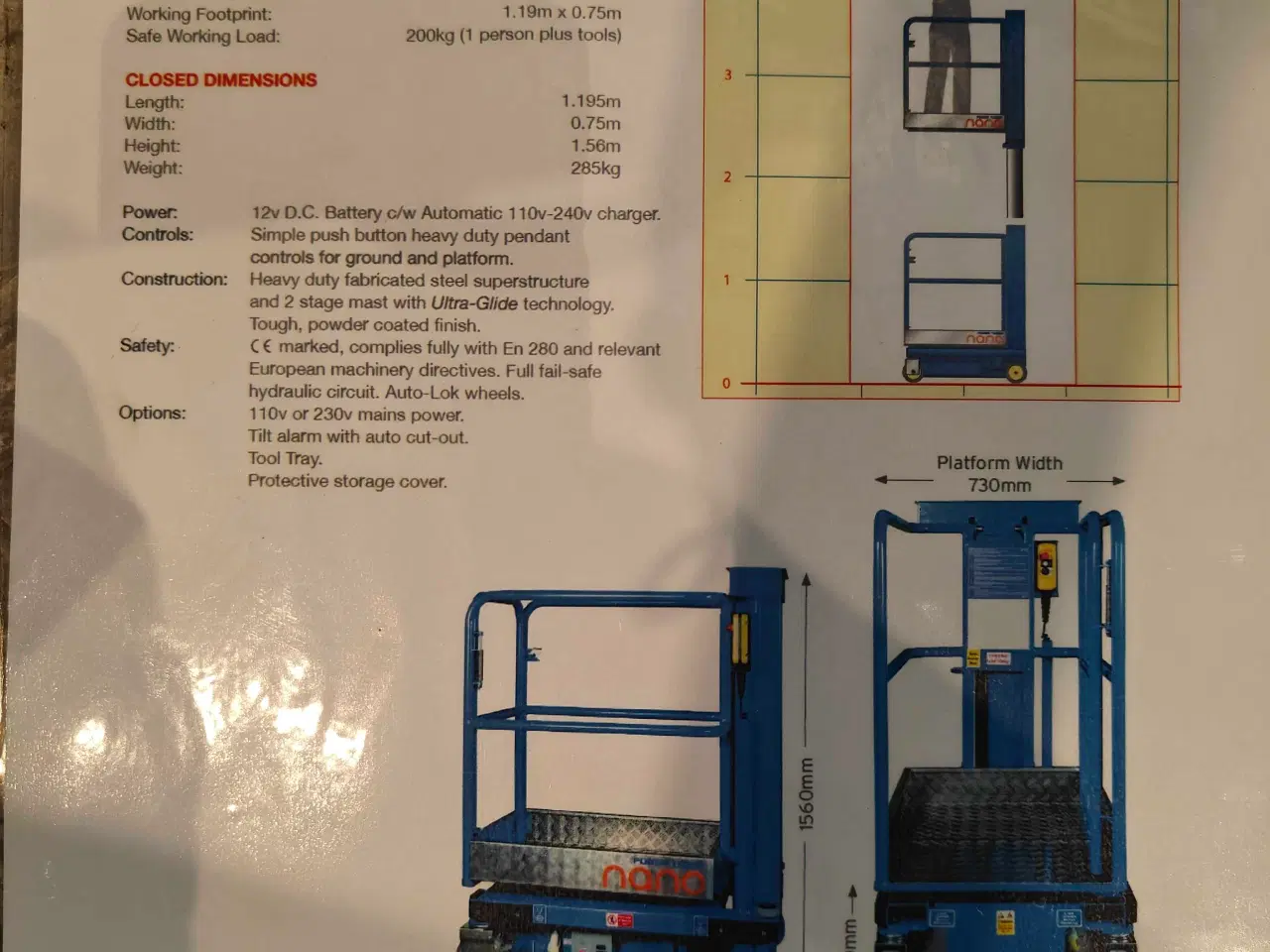 Billede 6 - NANO SP - arbejdshøjde 4,5mtr