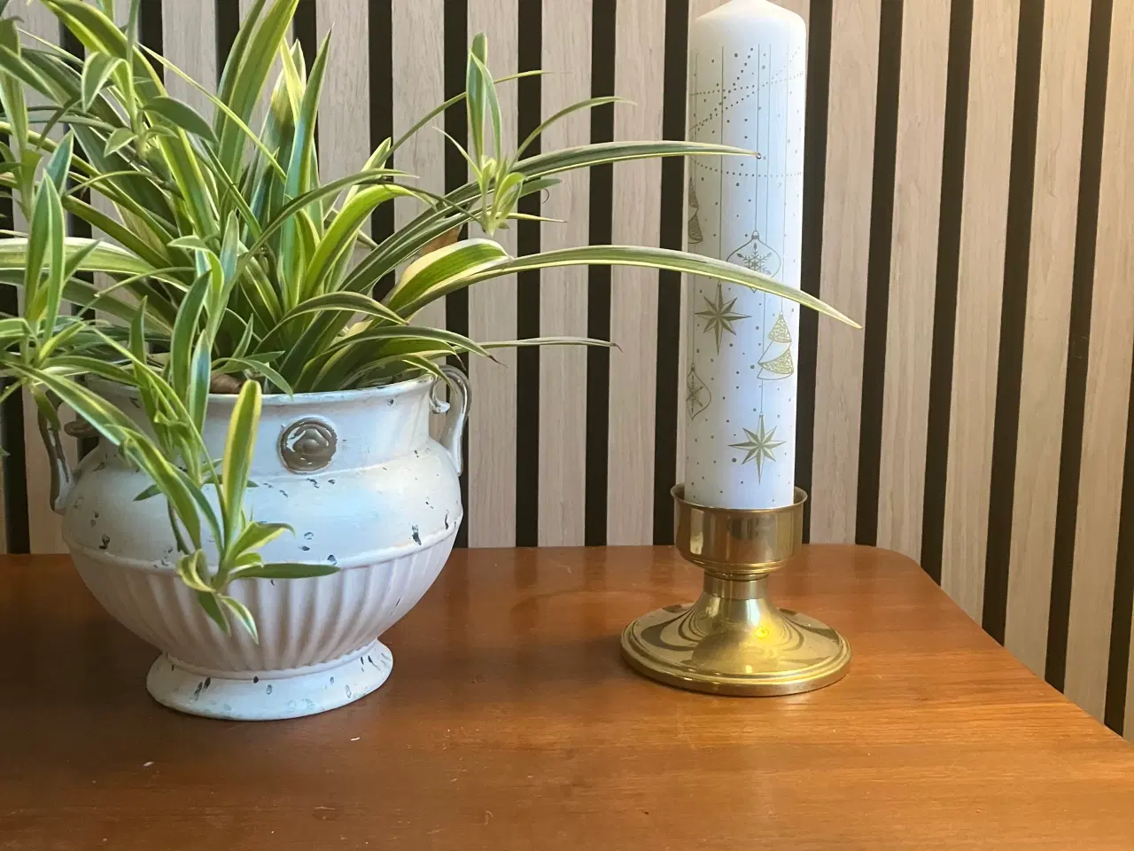 Billede 1 - Lysestage i messing