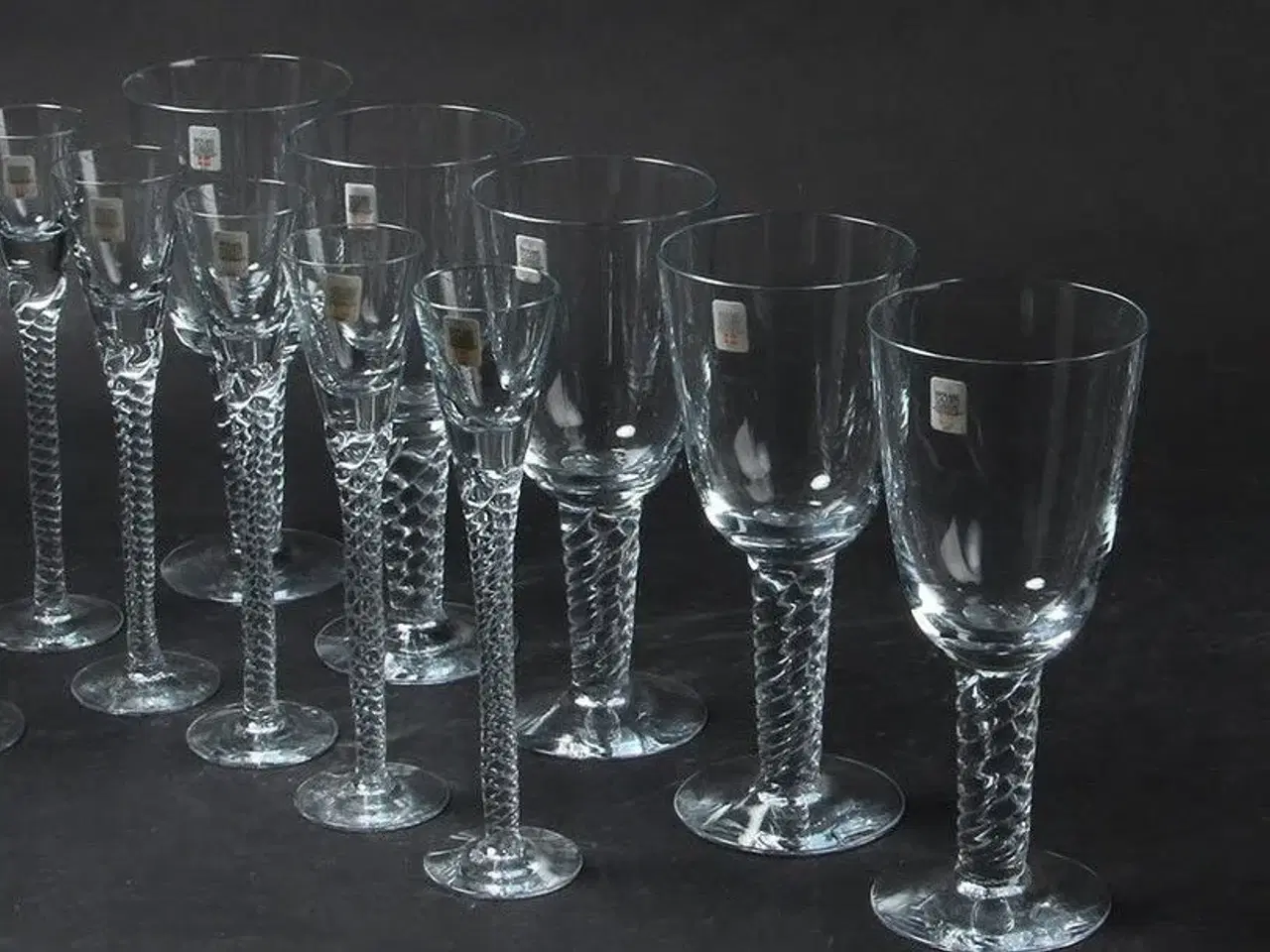 Billede 2 - Tvist øl- og snapseglas fra Holmegaard