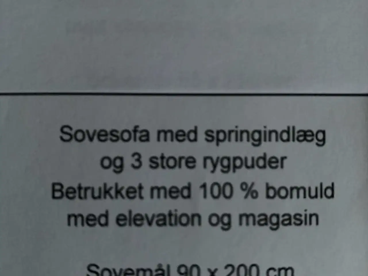 Billede 3 - Sovesofa med magasin ny