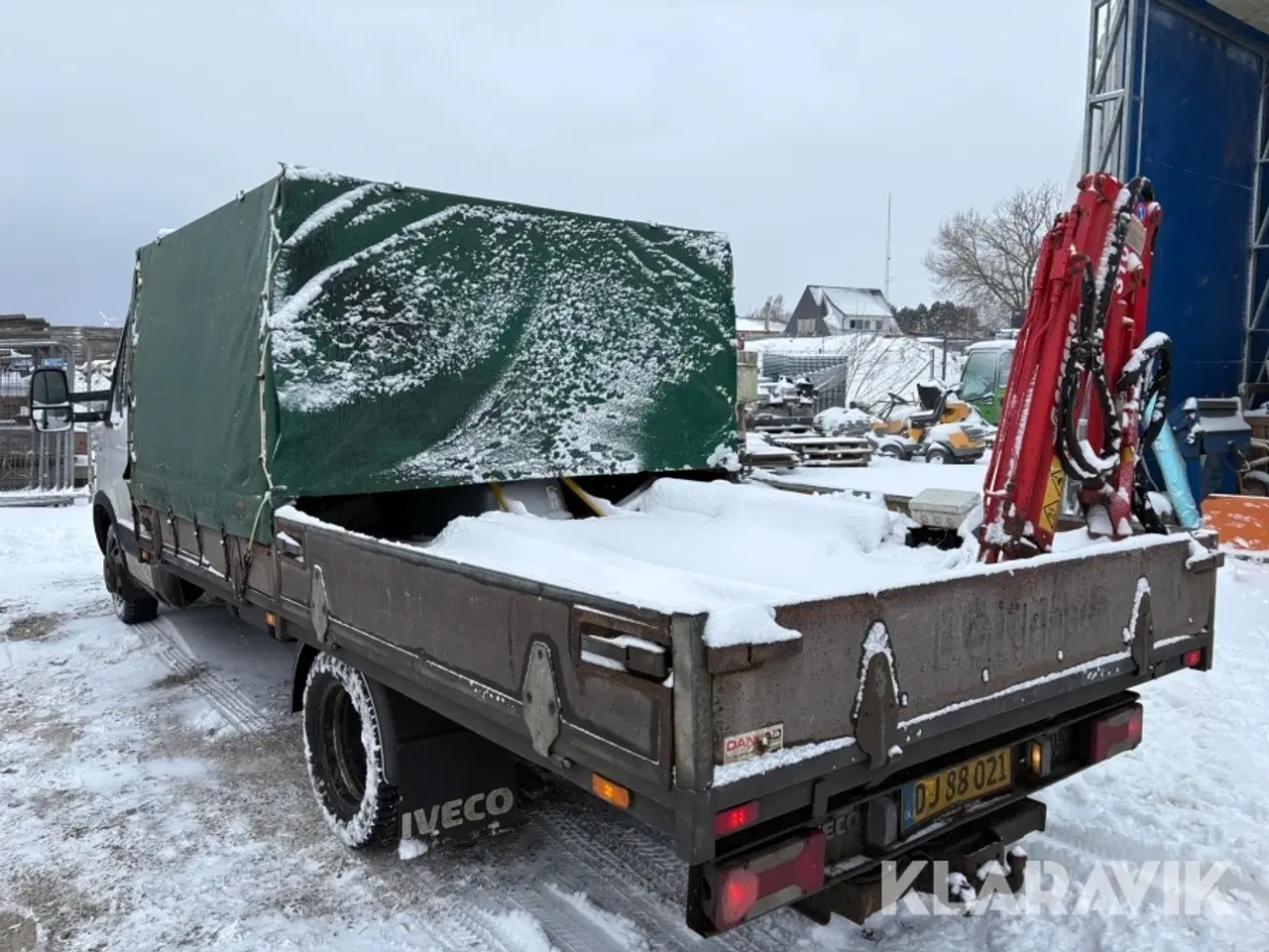 Billede 4 - Varebil Iveco Daily 35C17 med hydraulisk kran