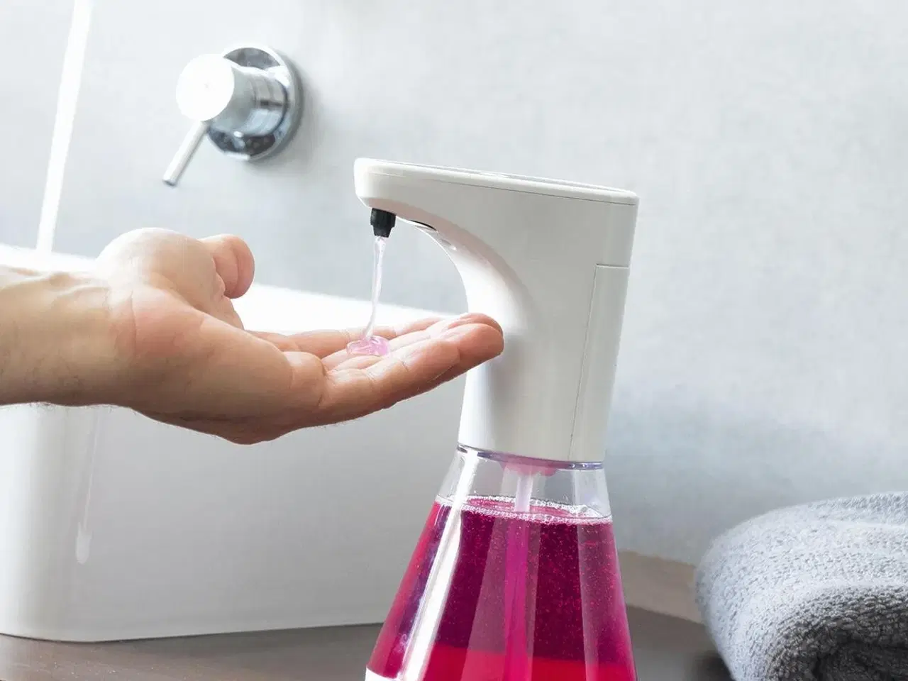 Billede 1 - Automatisk sæbedispenser med sensor Sensoap InnovaGoods