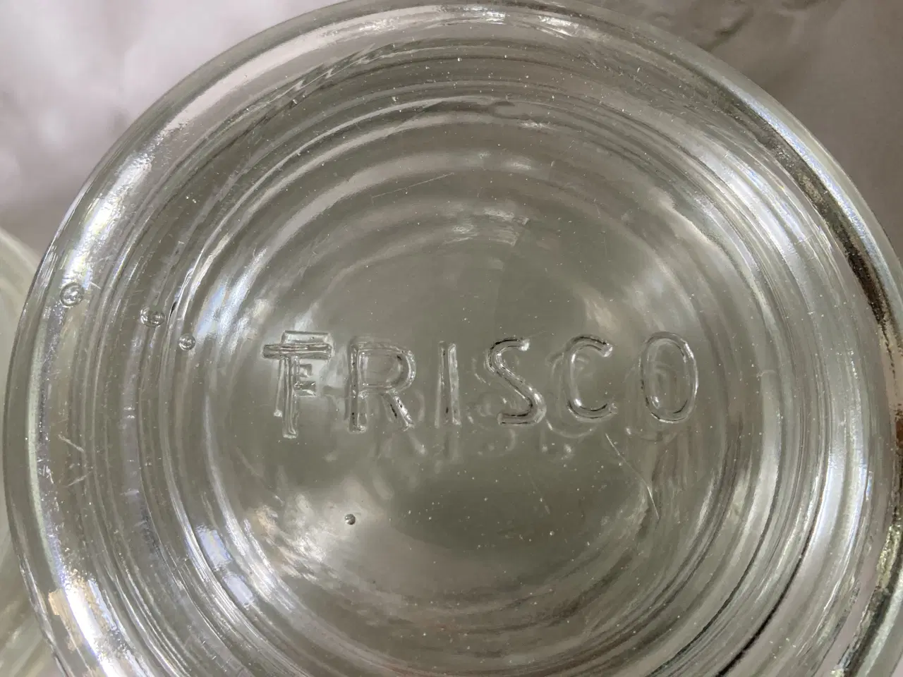 Billede 5 - 1L Frisco Sylteglas / Henkogningsglas + ekstra låg