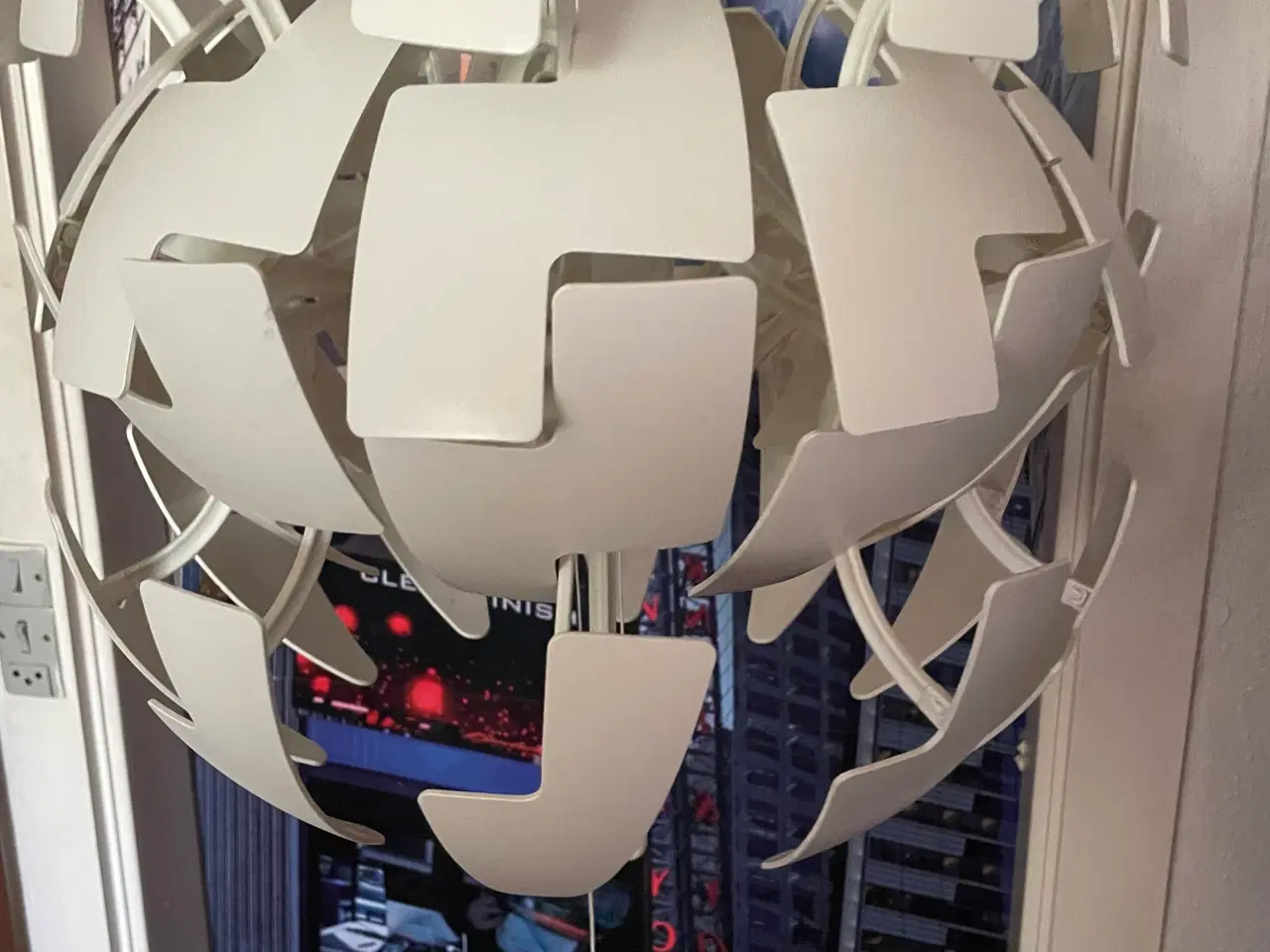 Billede 2 - Hvid loftlampe