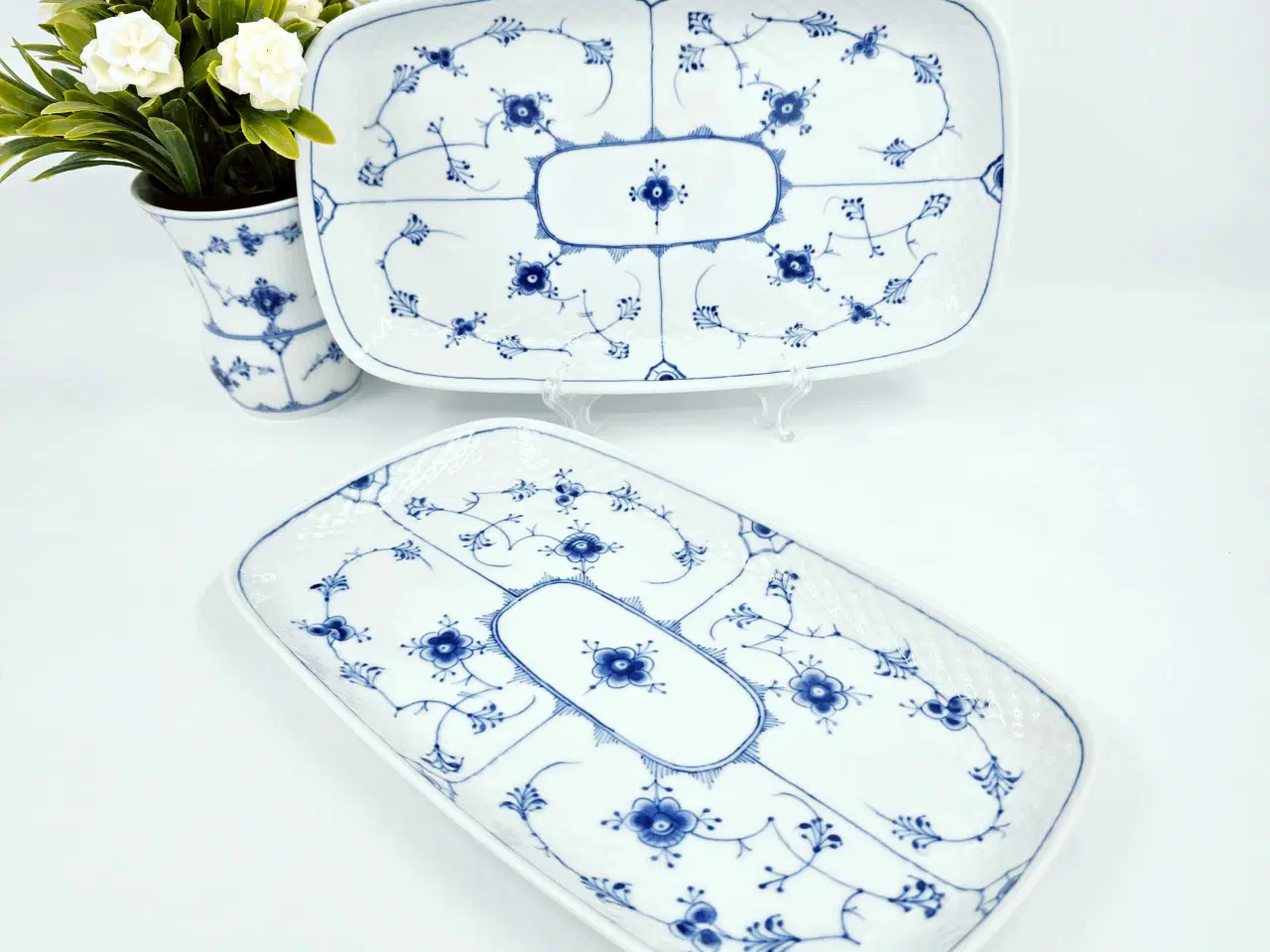 Billede 1 - Musselmalet B&G Bakke Blåmalet porcelæn 