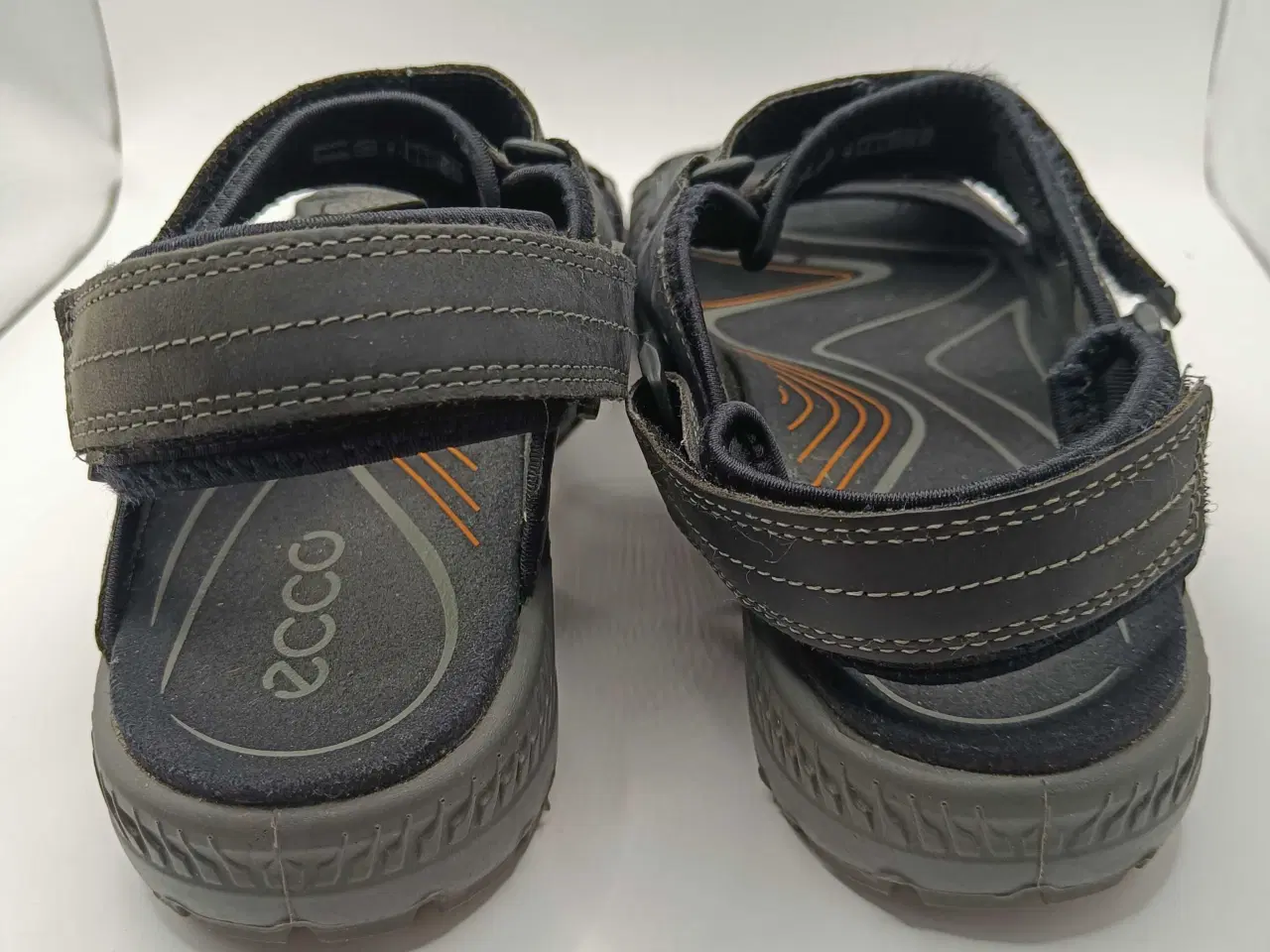 Billede 5 - Ecco sort læder sandaler 41str 
