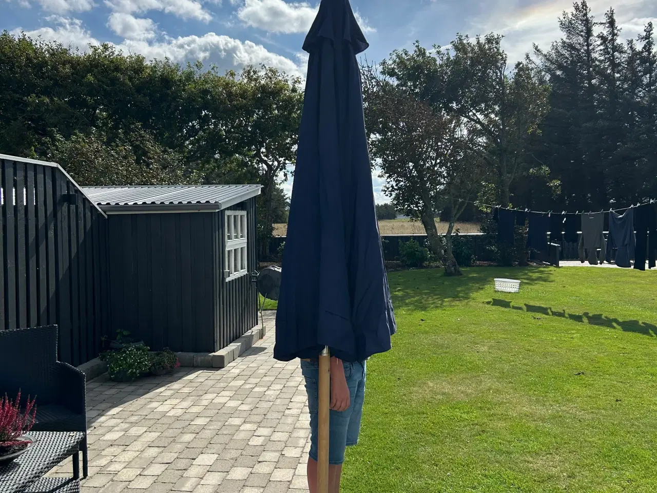 Billede 3 - Stor parasol