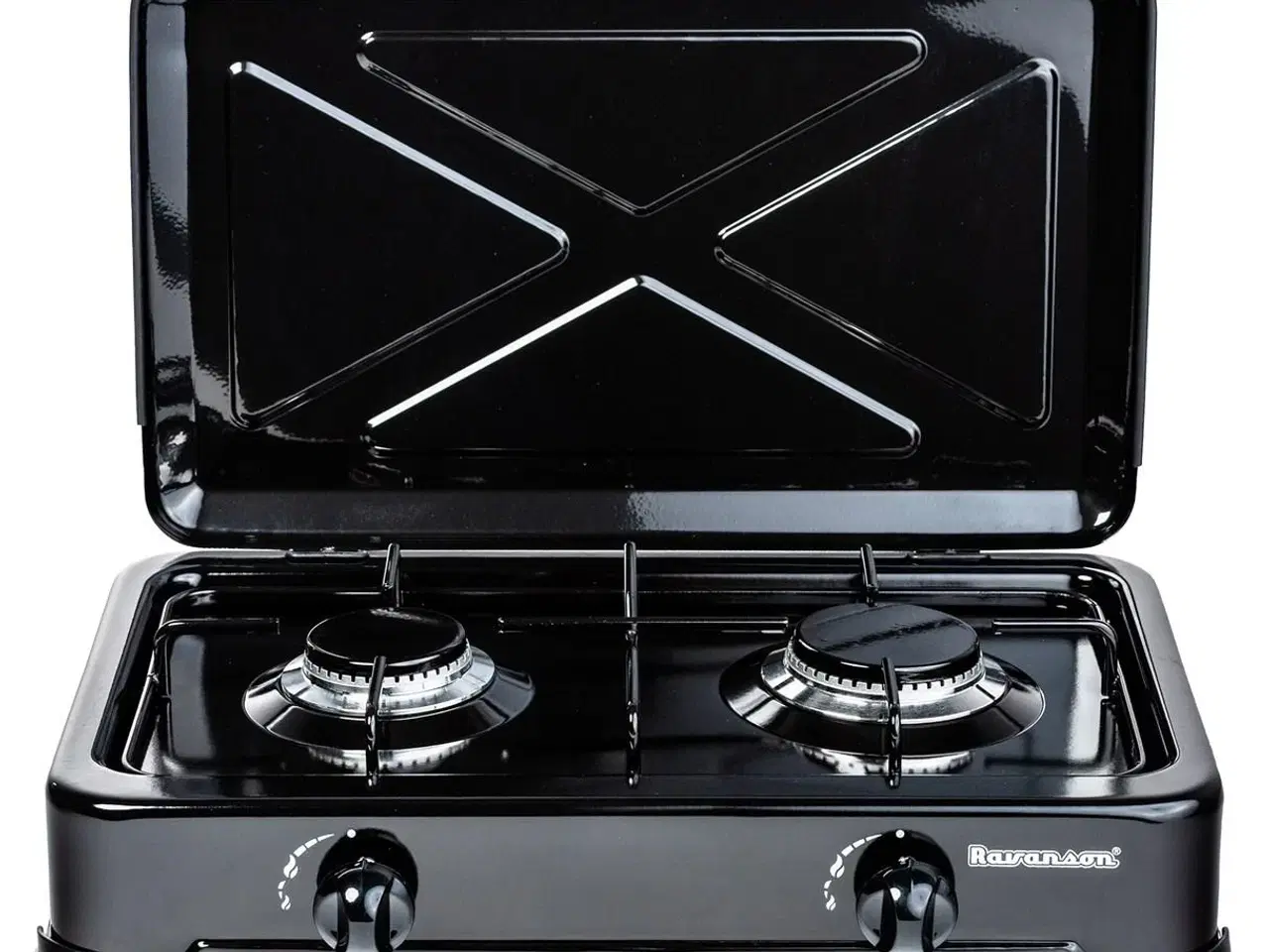 Billede 4 - Gas kogeplade til bord – Ravanson K-02TB, sort, 2 zoner