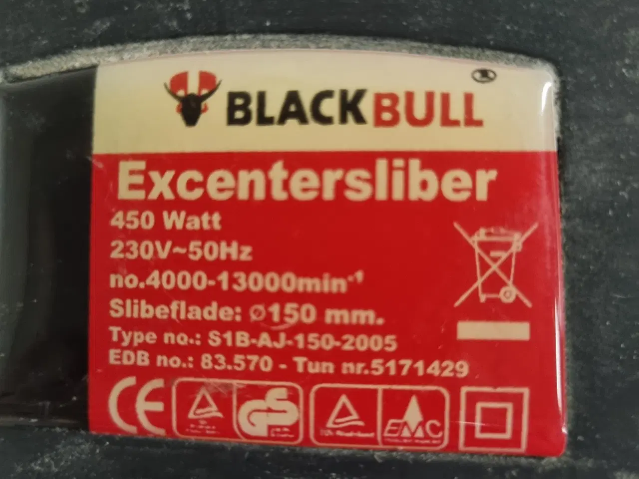 Billede 2 - Excentersliber 450 W 150mm