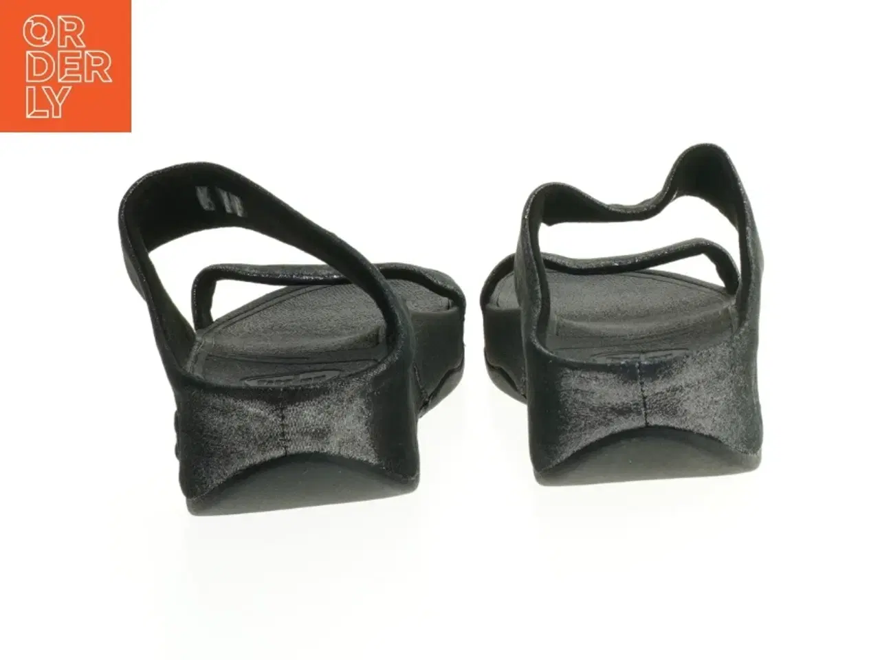 Billede 2 - Sorte sandaler med glitter (str. 40)