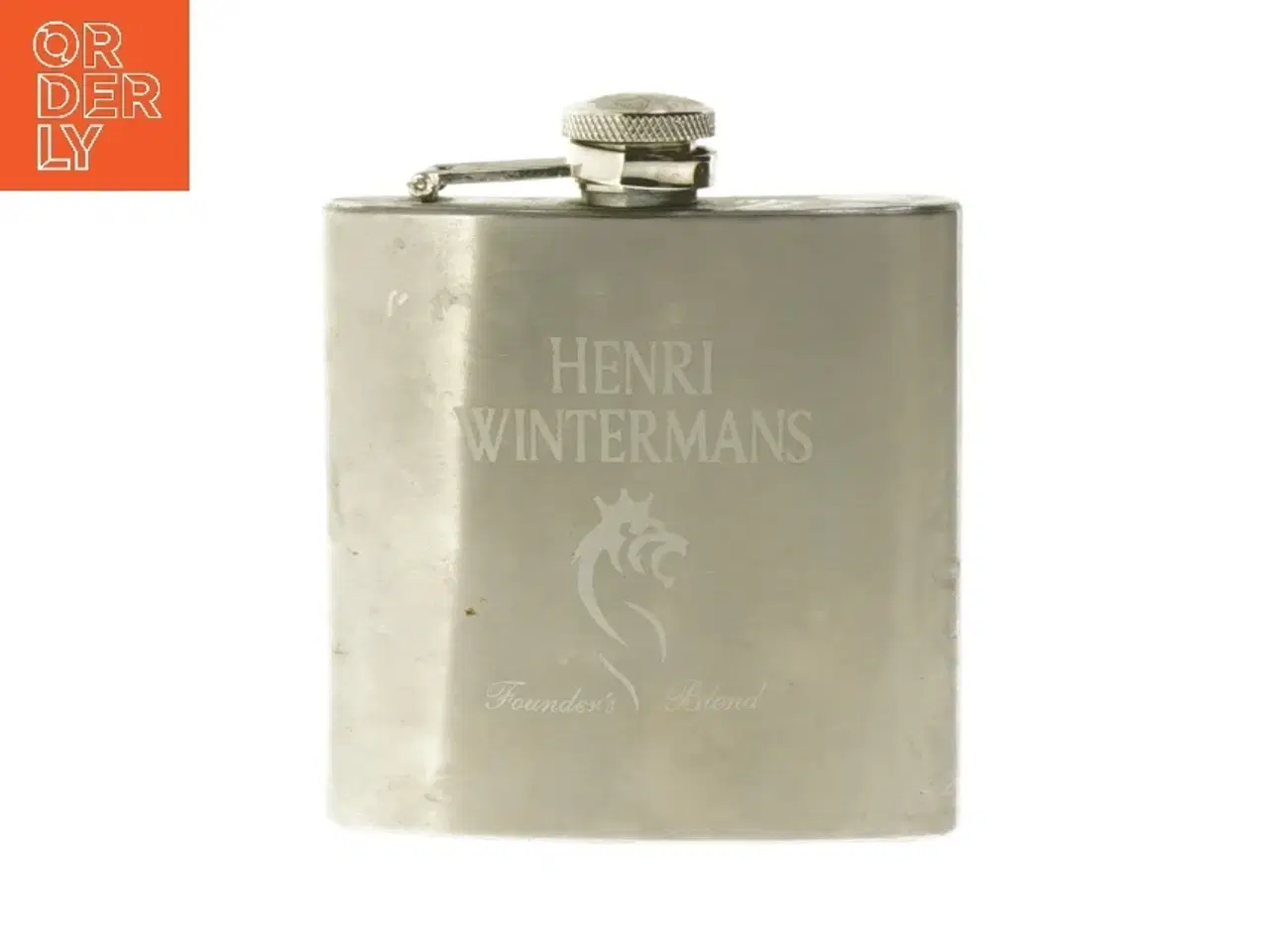 Billede 1 - Lommelærke i rustfrit stål (str. 11x9x2 cm)