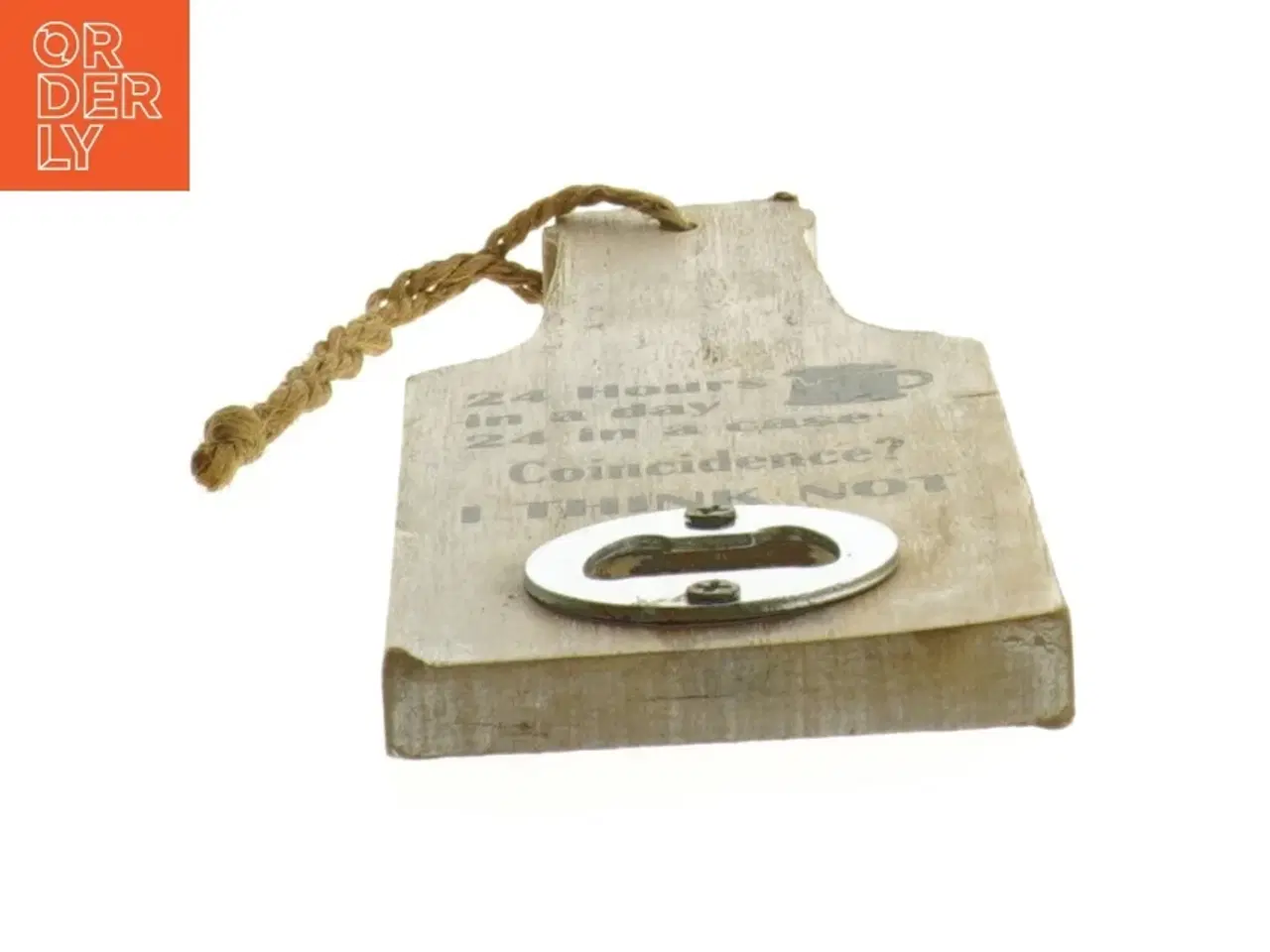 Billede 2 - Flaskeåbner med sjov tekst (str. 20x7 cm)