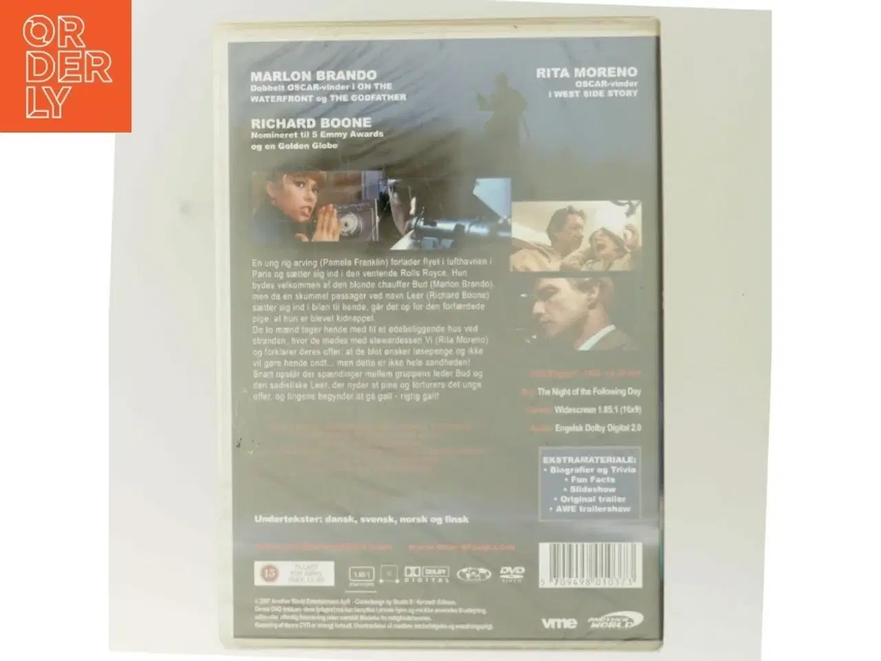 Billede 3 - Nat uden Nåde med Marlon Brando (DVD)