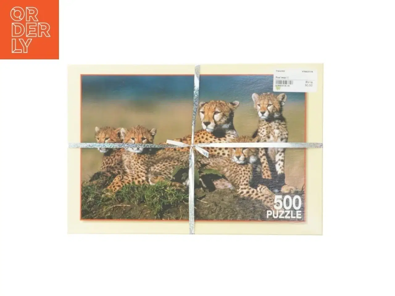 Billede 1 - Puslespil med geparder, 500 brikker