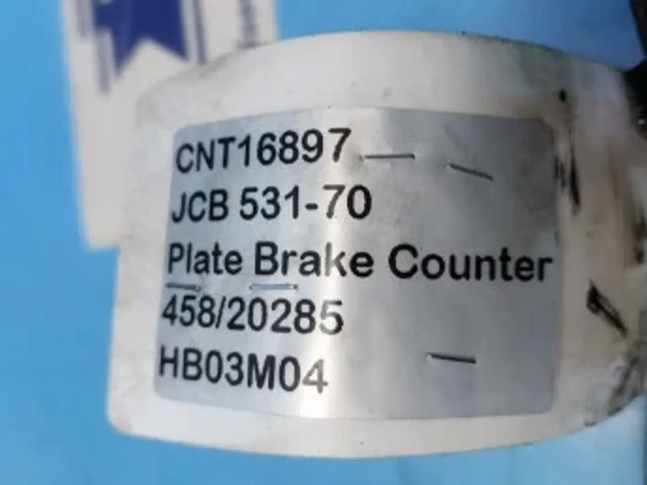 Billede 7 - JCB 531-70 Bremse Modplade 458/20285